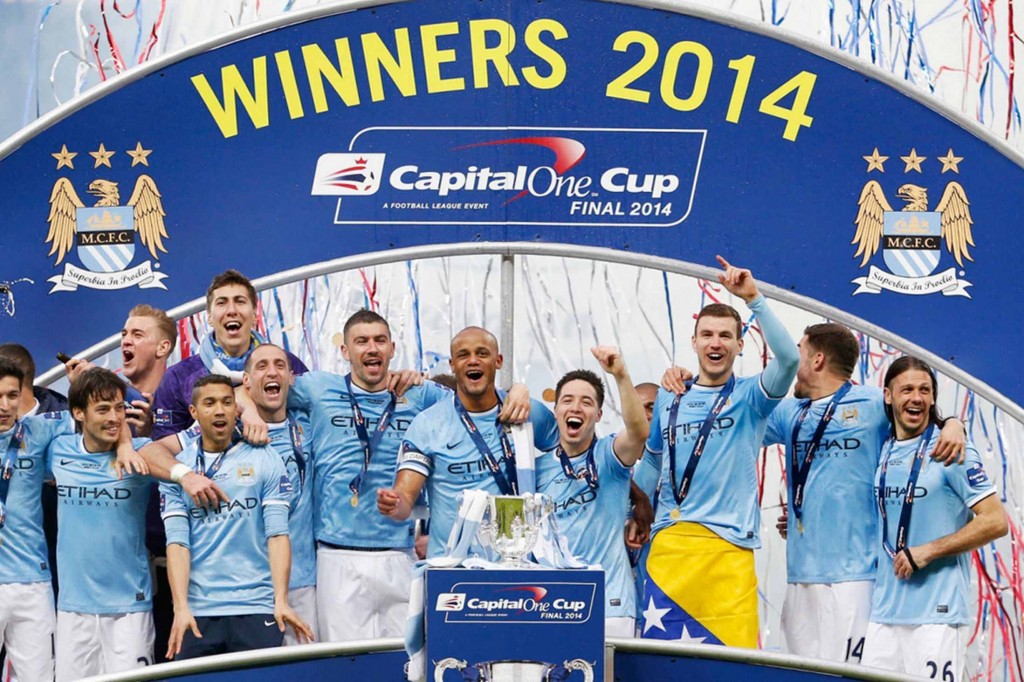 Mancity won the Capital One Cup in 2014 - Image Source: Footballmouth
