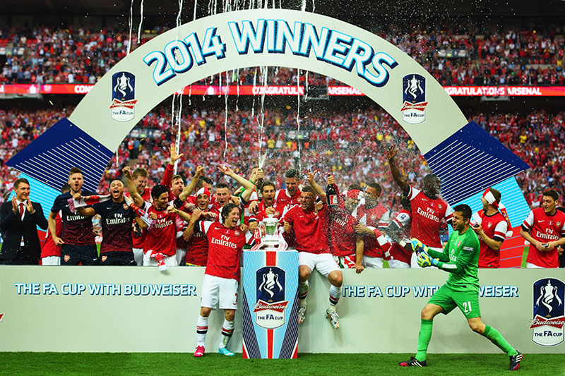 Arsenal won the FA Cup in 2014