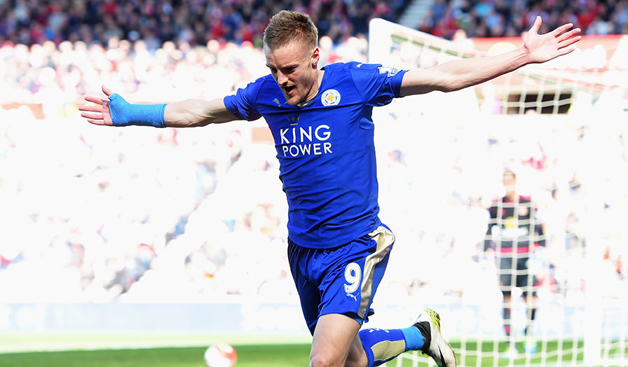 Leicester hero Vardy is expected to miss the clash this weekend due to his ban.