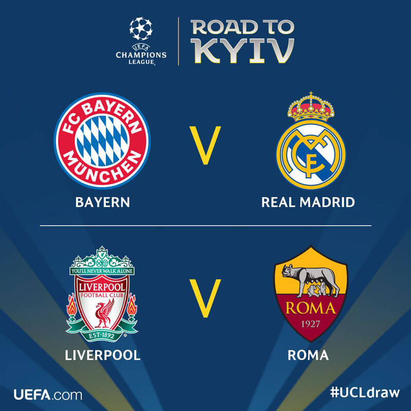 champions league schedule semi final