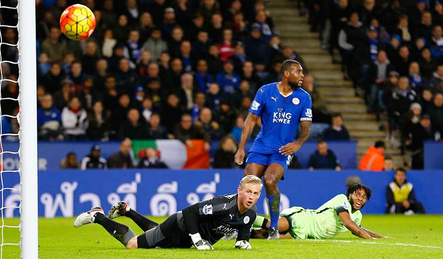 Leicester vs Manchester City at King Power Stadium