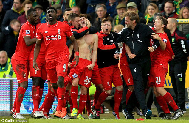 Liverpool celebrate