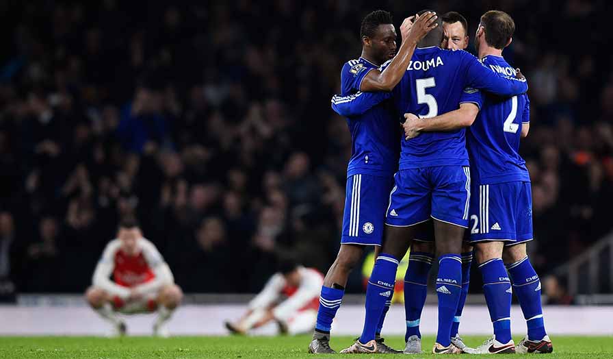 Chelsea celebrate