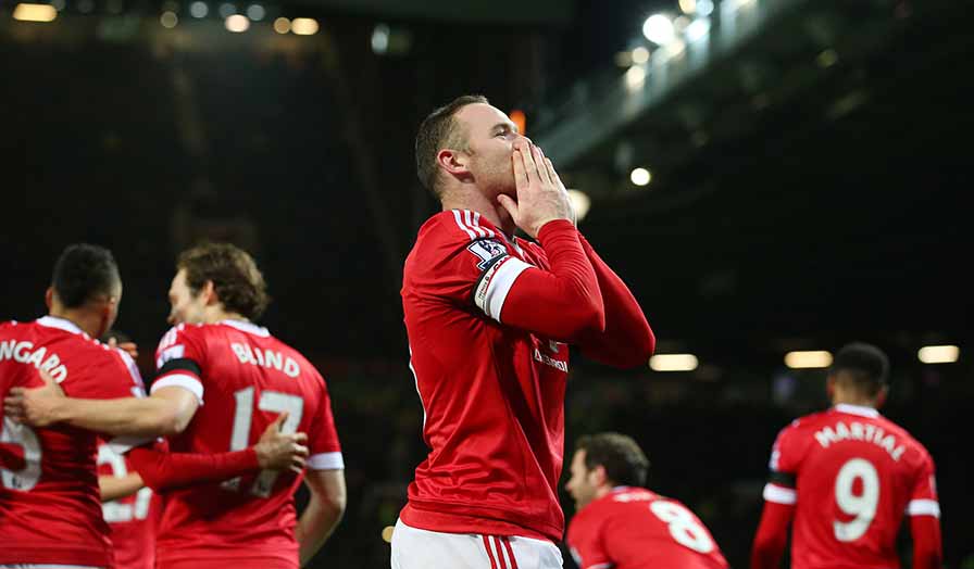 Rooney celebrates