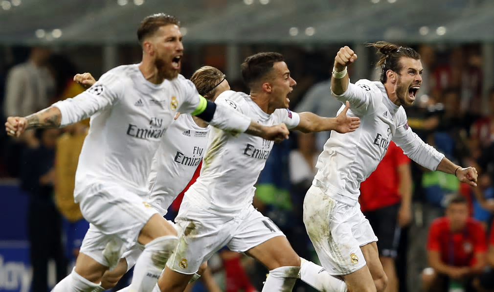 real madrid celebrate