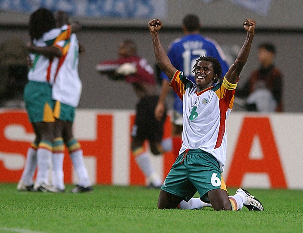 Senegal beat France 2002