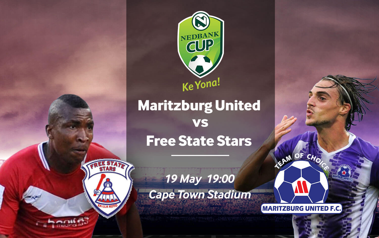 Nedbank Cup final Maritzburg united vs Free state stars