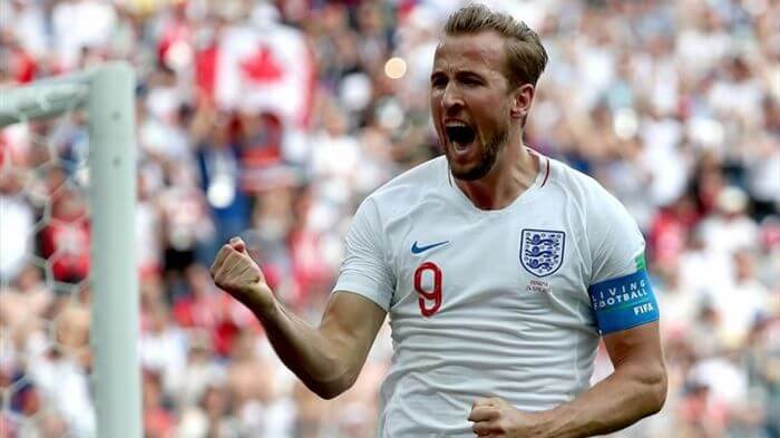 Harry Kane is the top goal scorer at the World Cup so far 