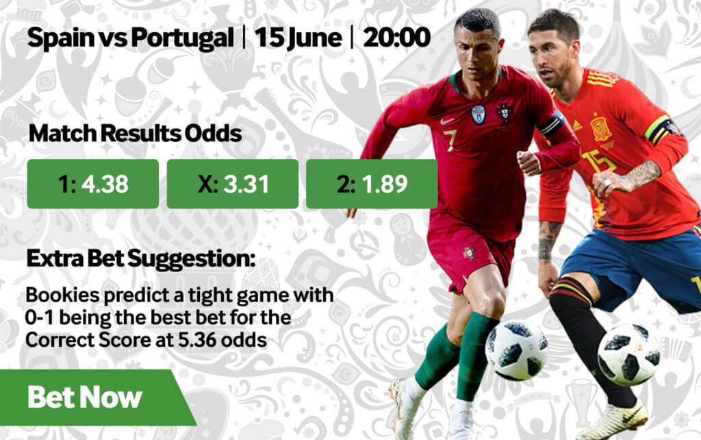 Portugal VS Spain World Cup odds 