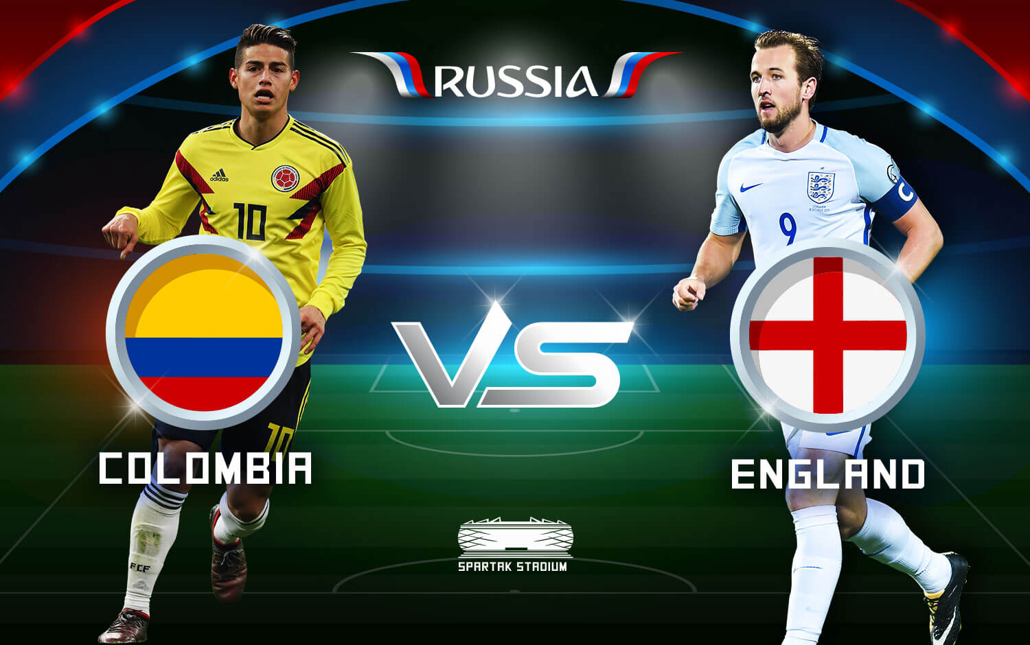 Colombia, England battle for quarterfinal berth Goli Sports