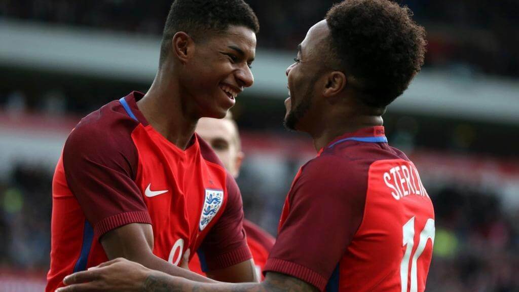 Marcus Rashford and Raheem Sterling