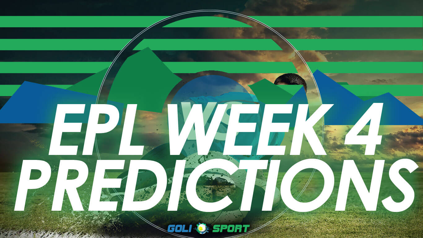 EPL week 4 predictions