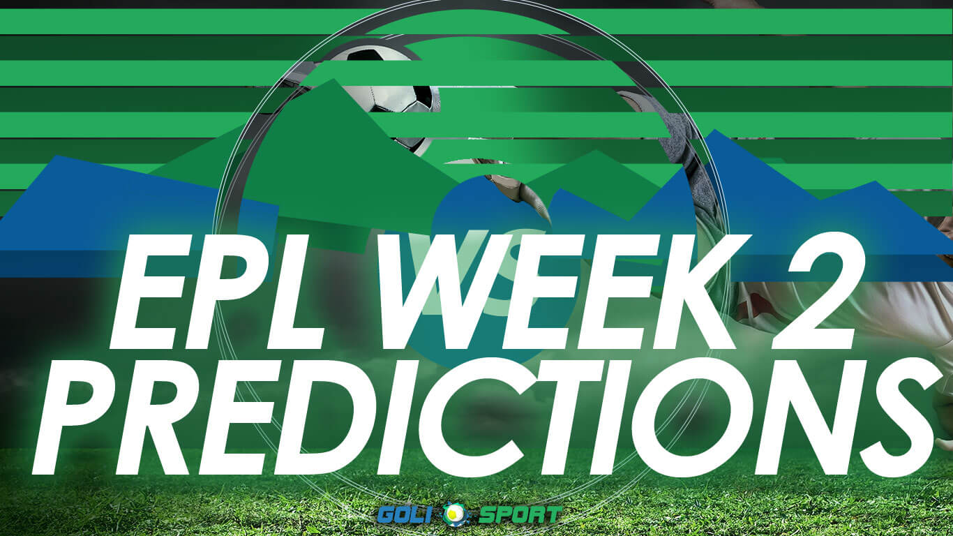 EPL week 2 predictions