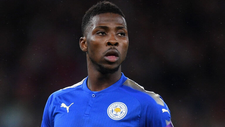 Kelechi Iheanacho in action for Leicester